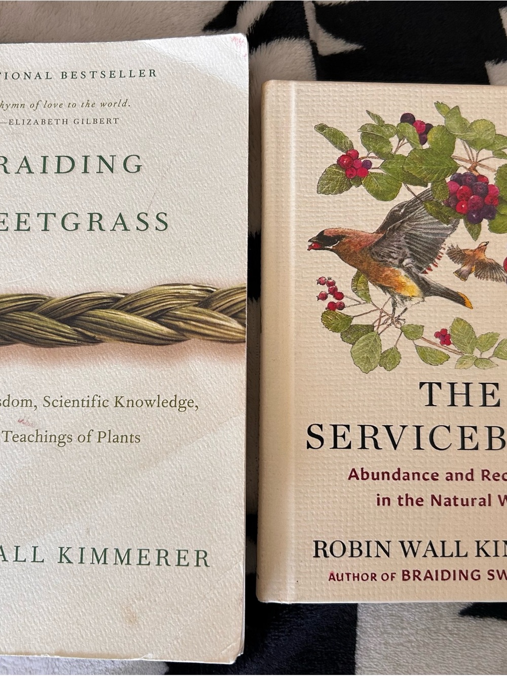 2 Books-The Serviceberry Hardcover & Braiding Sweetgrass